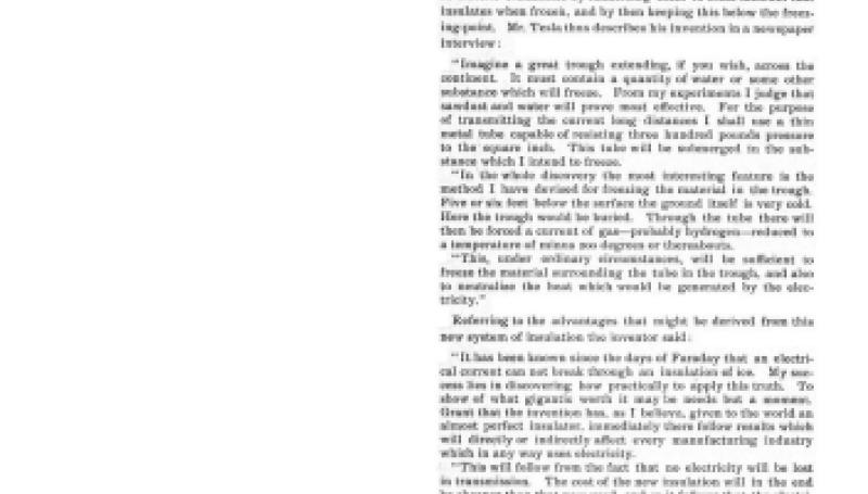 Preview of Insulation By Cold article