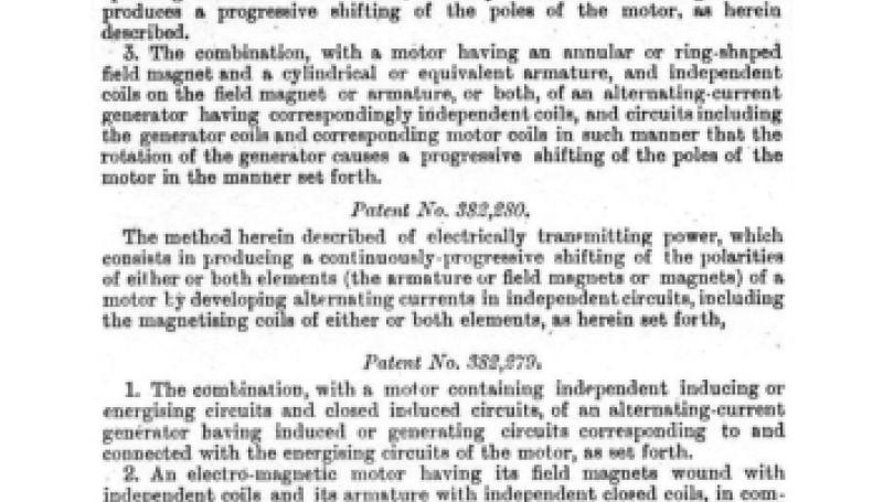 Preview of The Tesla Patents - Action against New England Granite Co. article