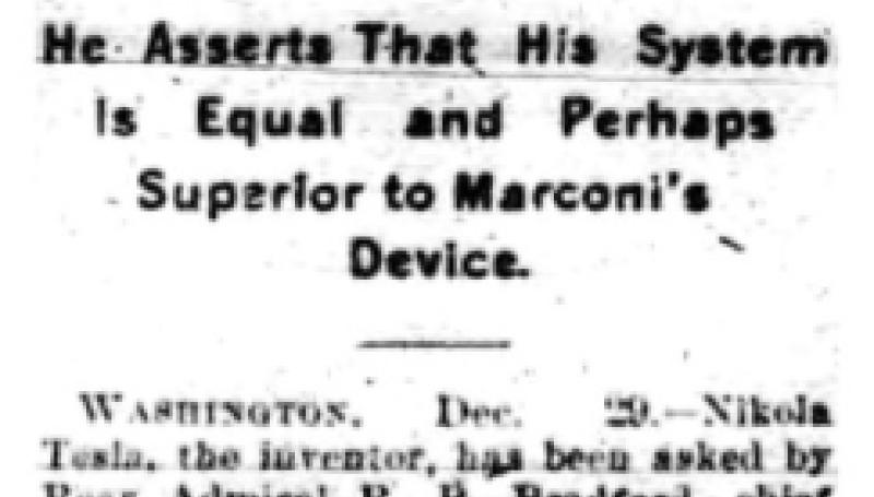 Preview of Claims of Tesla article