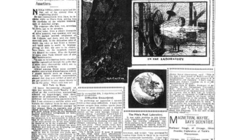 Preview of Astronomers Discuss Tesla's Alleged Message From Mars article