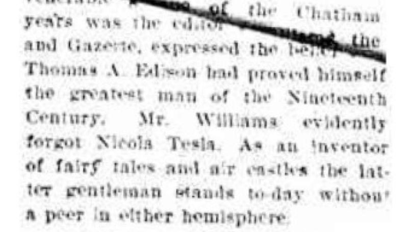 Preview of Mr. Williams Evidently Forgot Nikola Tesla article