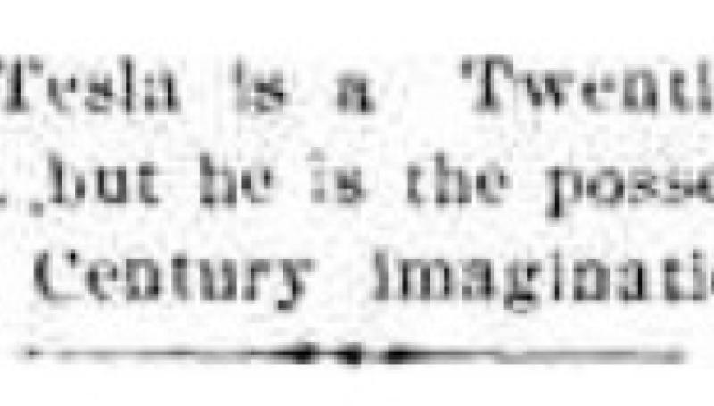 Preview of Nikola Tesla is a Twentieth Century Man article
