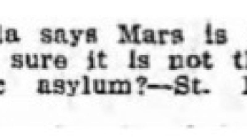 Preview of Nikola Tesla Says Mars is Signaling article