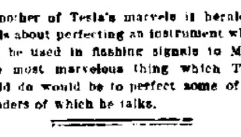 Preview of Tesla's Marvels article