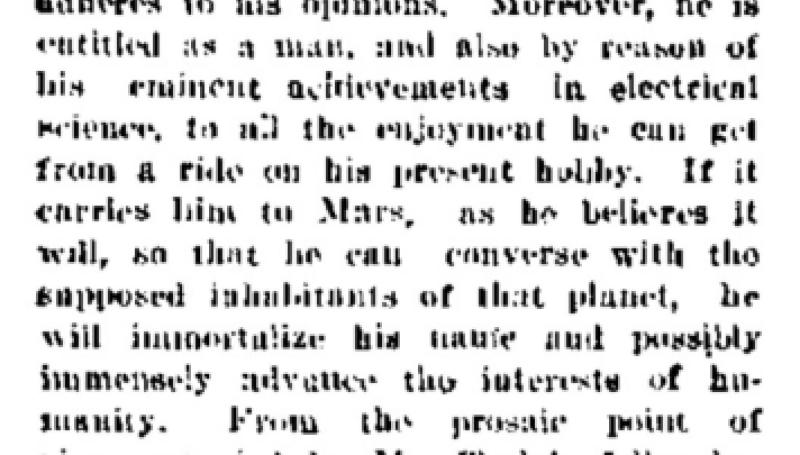 Preview of Tesla's Right to Experiment article