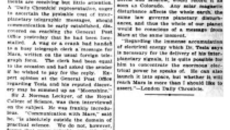 Preview of Mars and Moonshine article