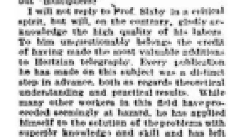 Preview of The Great Battlefield of Electricity article
