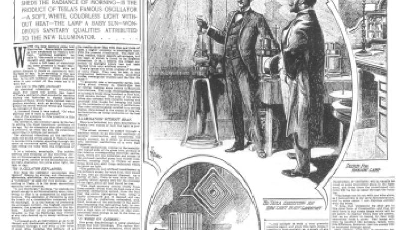 Preview of Nikola Tesla Duplicates the Light of Day article
