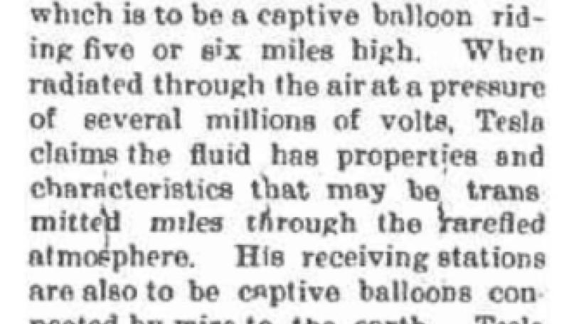 Preview of Tesla's Claims More Advanced Than His Demonstrations article