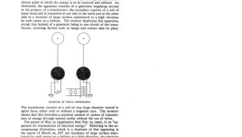 Preview of Tesla and Wireless Telegraphy article