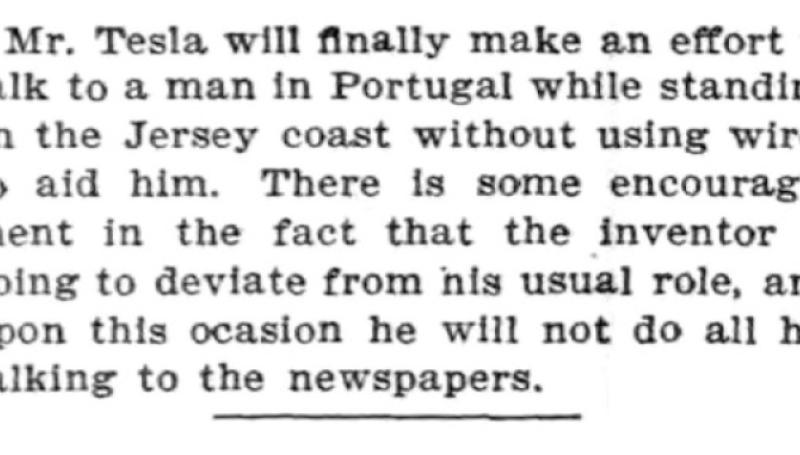 Preview of Mr. Tesla Will Finally Make an Effort article