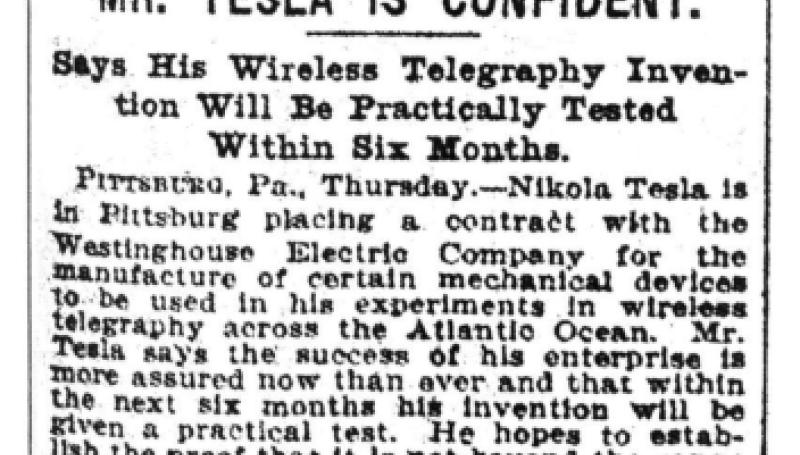 Preview of Mr. Tesla is Confident article