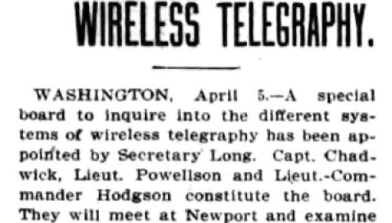 Preview of To Investigate Wireless Telegraphy. article