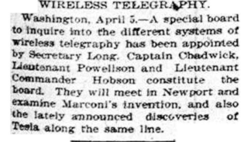 Preview of Wireless Telegraphy - A Special Board article