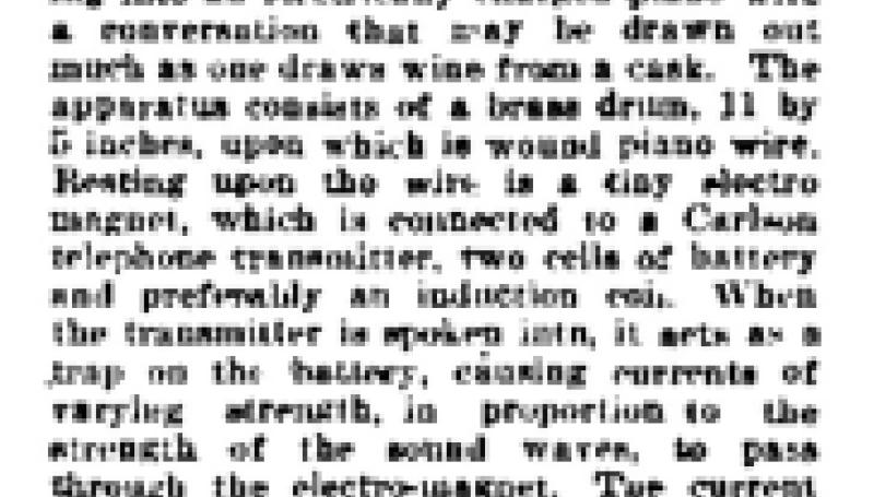 Preview of The Telephograph article