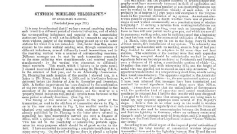 Preview of Syntonic Wireless Telegraphy - Part 2 article