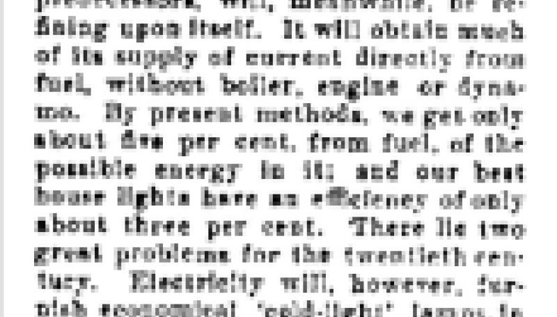 Preview of Life More Pleasant - What Will Be Accomplished by Electricity in the Next Half Century article