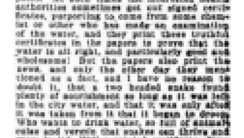 Preview of The Influence of Water article