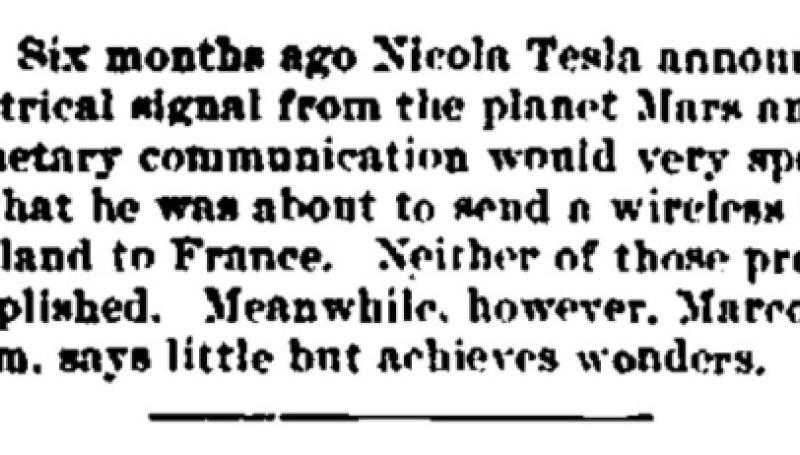 Preview of Let Us See - Tesla vs. Marconi article