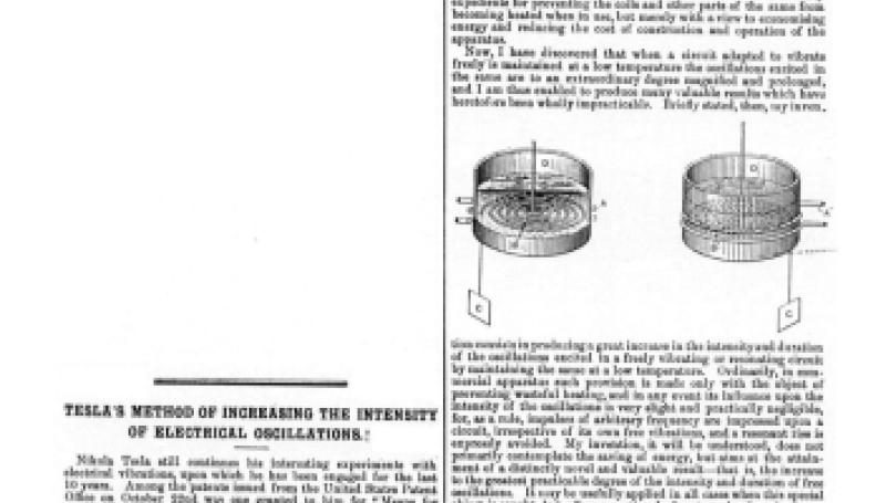 Preview of Tesla's Method of Increasing the Intensity of Electrical Oscillations (reprint) article