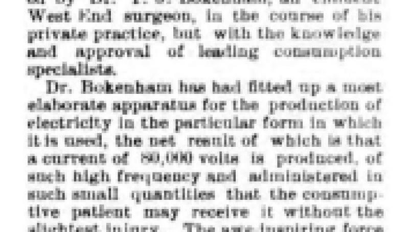 Preview of Curing Tuberculosis article