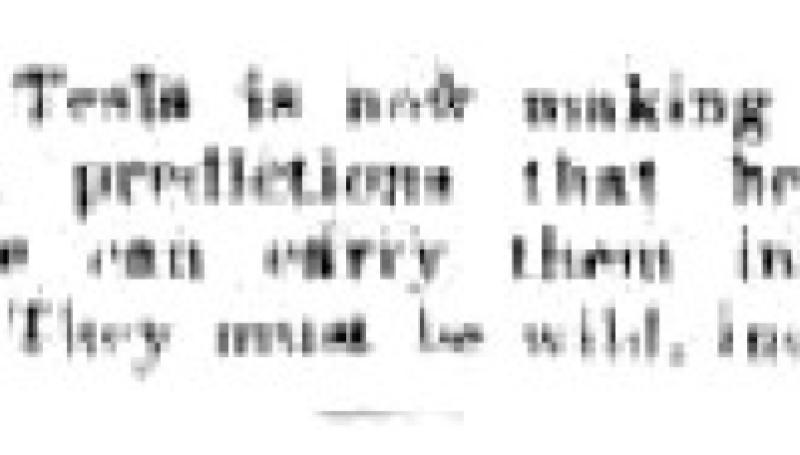 Preview of Tesla's Extravagant Predictions article