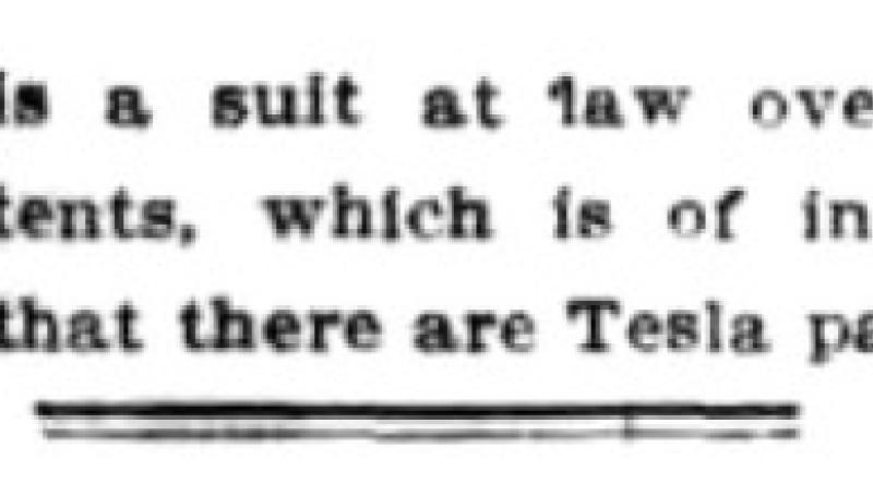 Preview of Suit Over Tesla Patents article