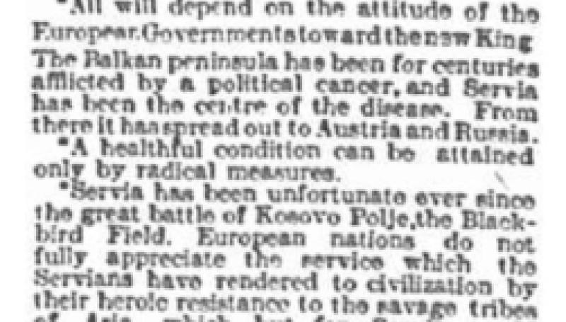 Preview of Nikola Tesla's Views article