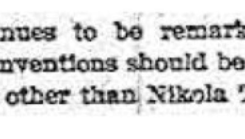 Preview of People Other Than Nikola Tesla article