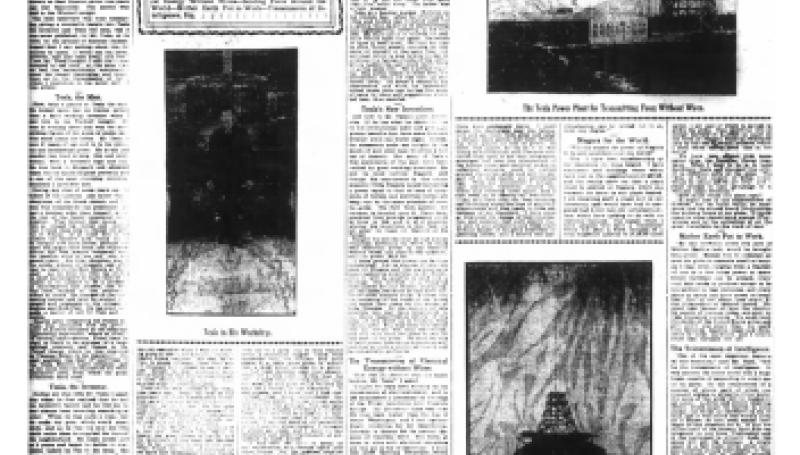 Preview of Nikola Tesla - A Talk About His New Discoveries Which May Revolutionize the World article