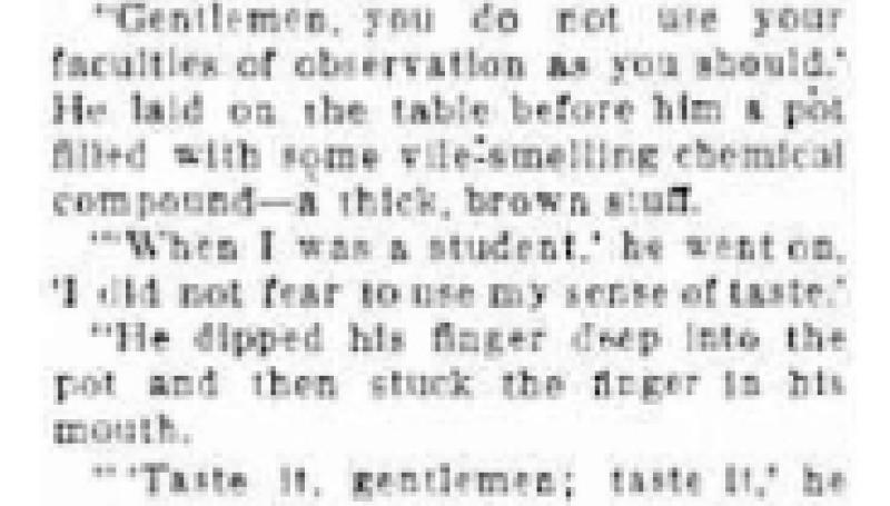 Preview of Training the Faculties - Story Nikola Tesla Tells of a Joke the Professor Played on the Class article