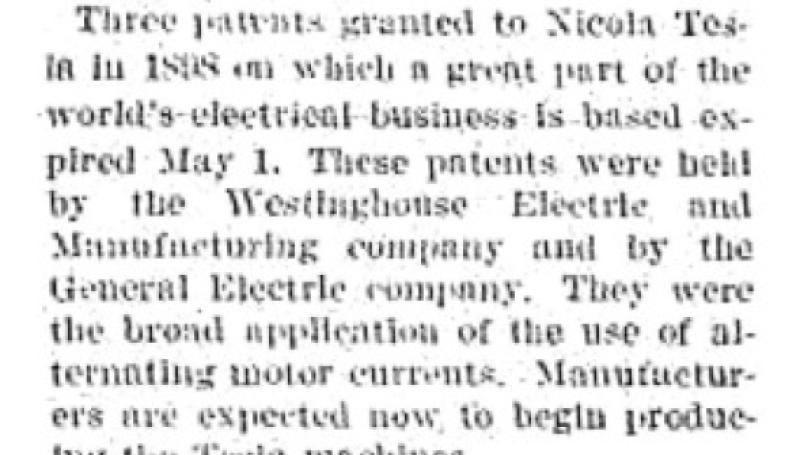 Preview of Tesla Patents Expire article