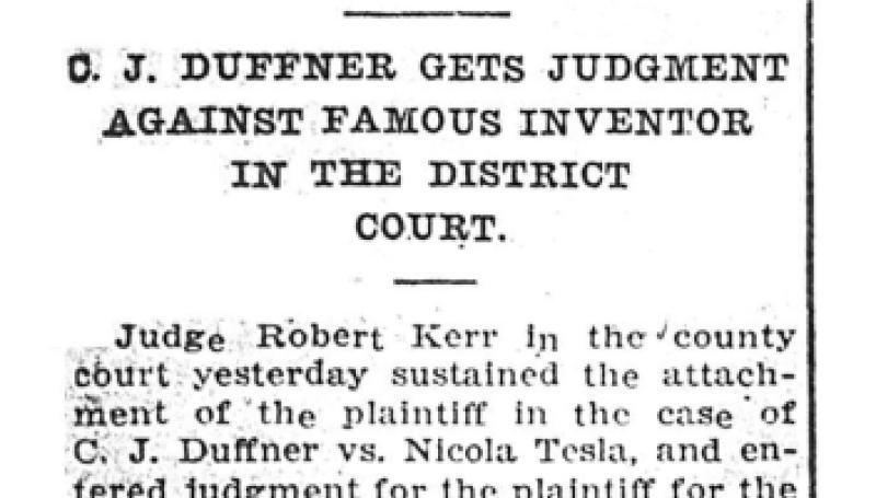 Preview of Nikola Tesla Must Pay Up article