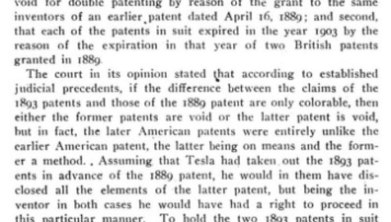 Preview of Tesla Split-Phase Patent Litigation (Feb. 17, 1906) article