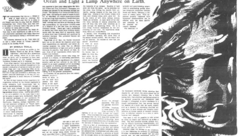 Preview of Wonderful Pranks of the "New Electricity" article