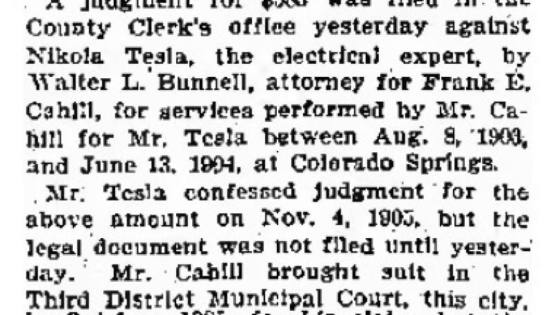Preview of Tesla Confesses Judgment article