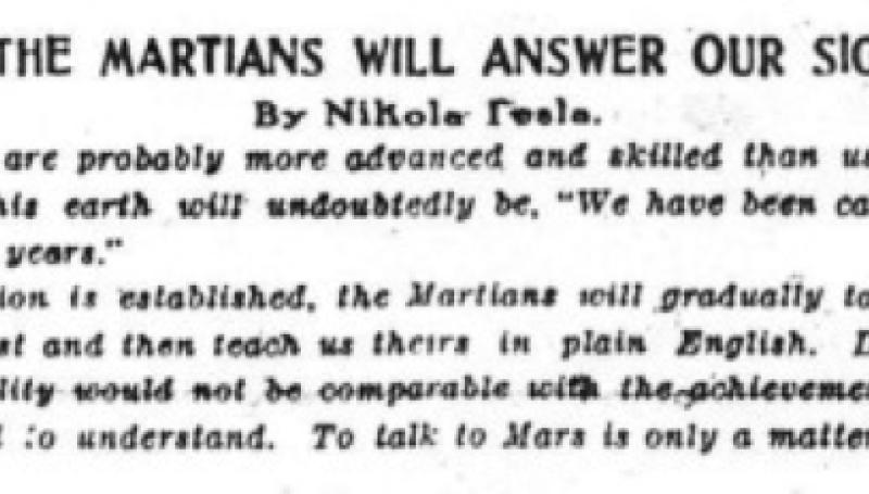 Preview of Why the Martians Will Answer Our Signals article