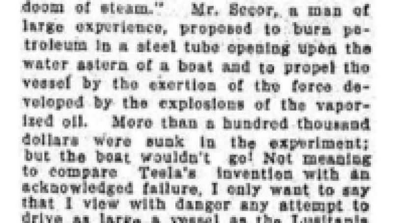 Preview of Walks and Talks - Nikola Tesla article