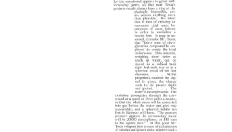 Preview of How Nikola Tesla Would Destroy a Navy article