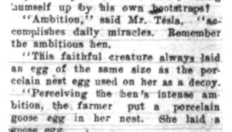Preview of Tough Job for an Ambitious Hen (reprint) article