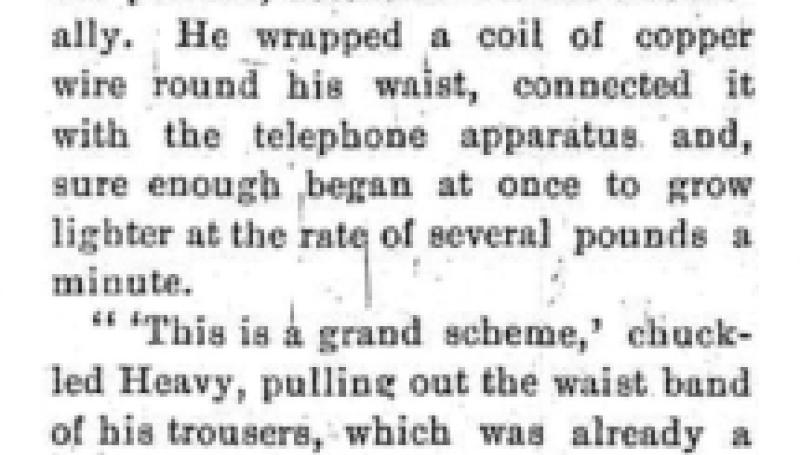 Preview of Telephone Cure for Fatness article