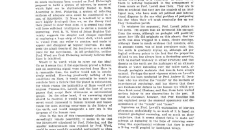 Preview of Signaling to Mars article