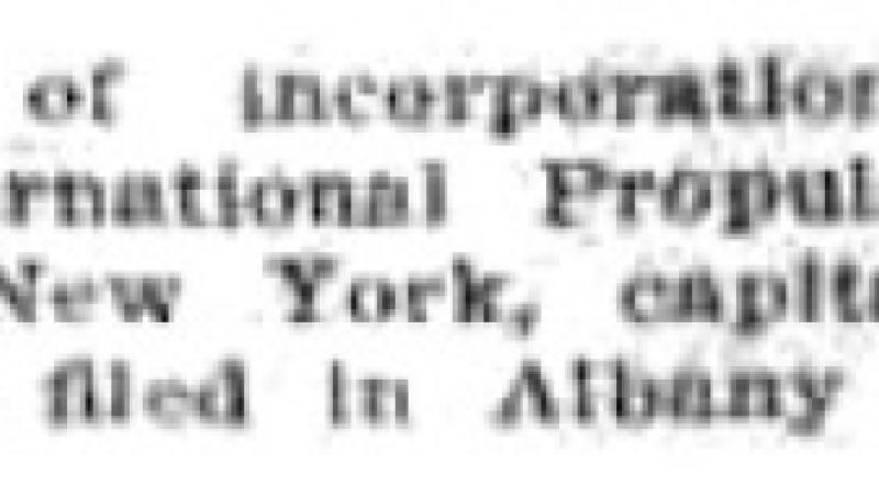 Preview of Announcement of Tesla International Propulsion Company Incorporation article