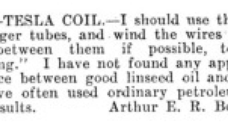 Preview of Tesla Coil - Space Winding article