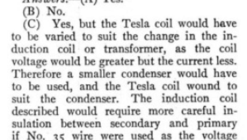 Preview of Tesla Coil for X-Ray article