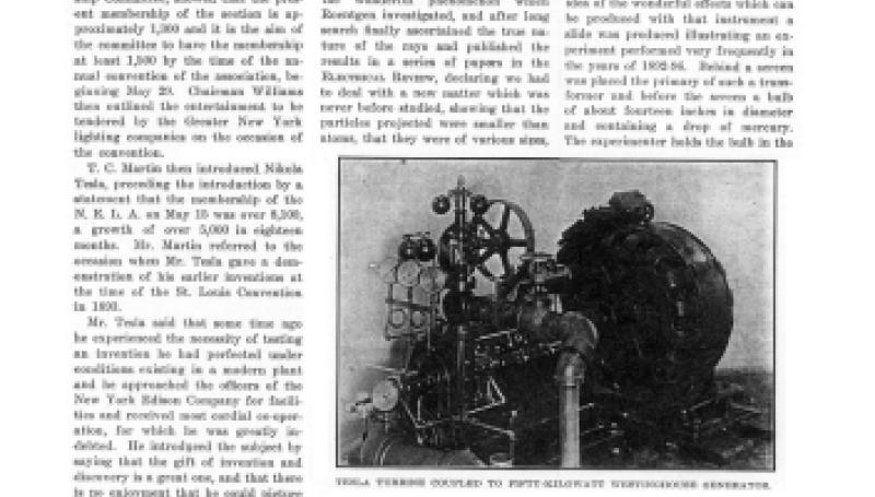 Preview of New Inventions By Tesla article