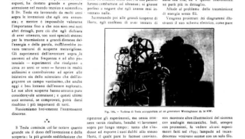 Preview of New Inventions of Tesla article