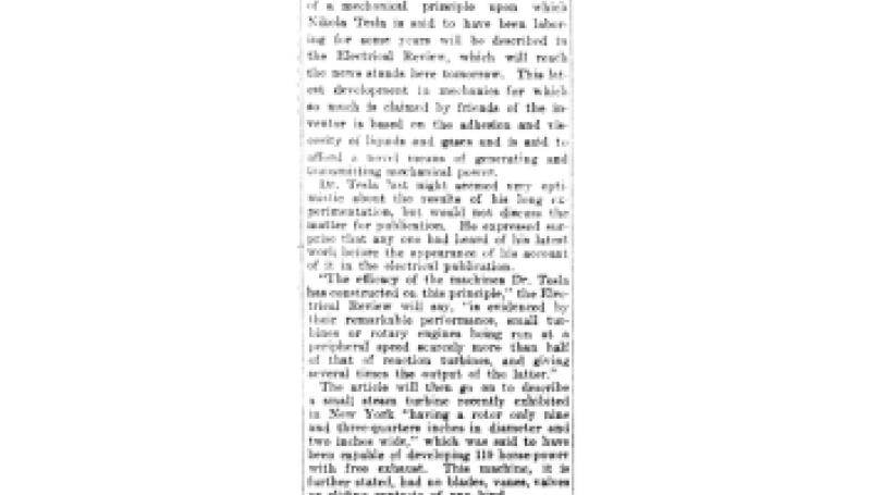 Preview of Tesla Claims New Principle article