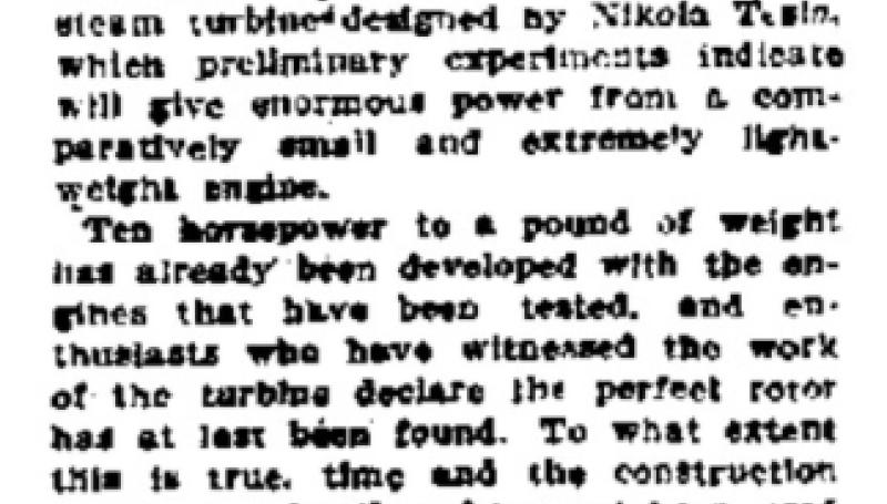 Preview of Engineers are Interested in Tesla's New Turbine article