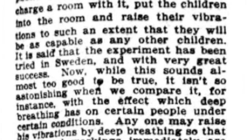 Preview of Raising Our Vibrations article